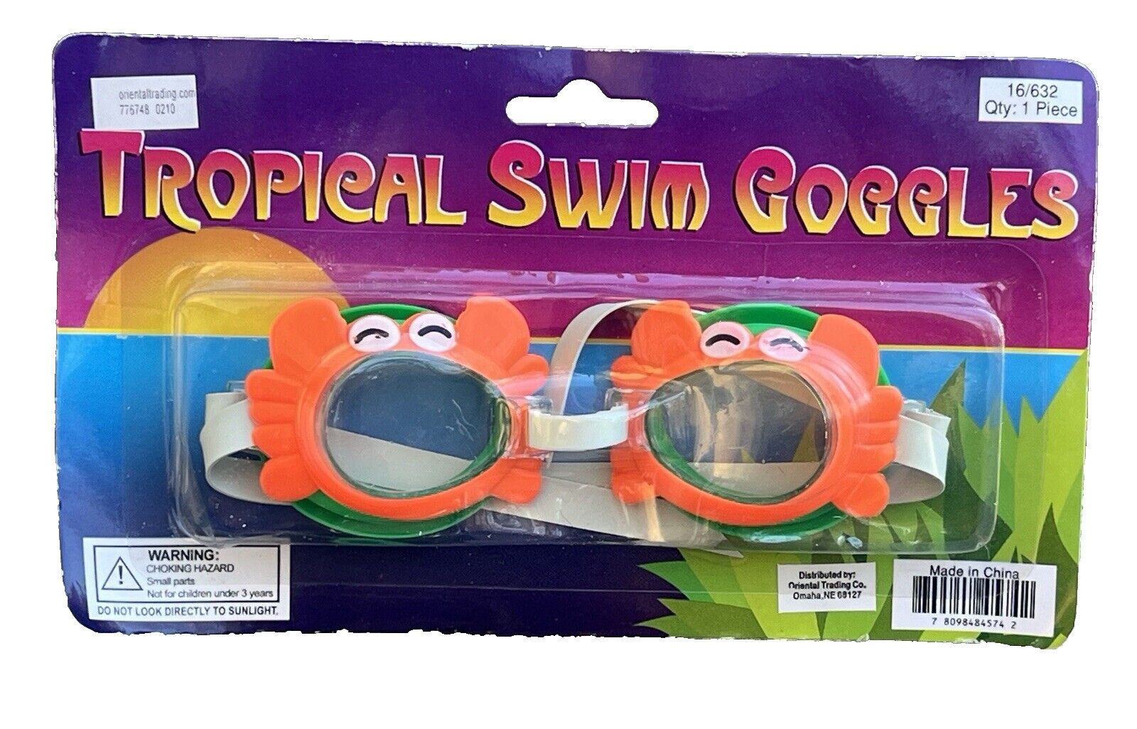 New!! Swim Goggles For Kids – 4 Styles To Choose: Dolphin, Crab, Whale, Fish