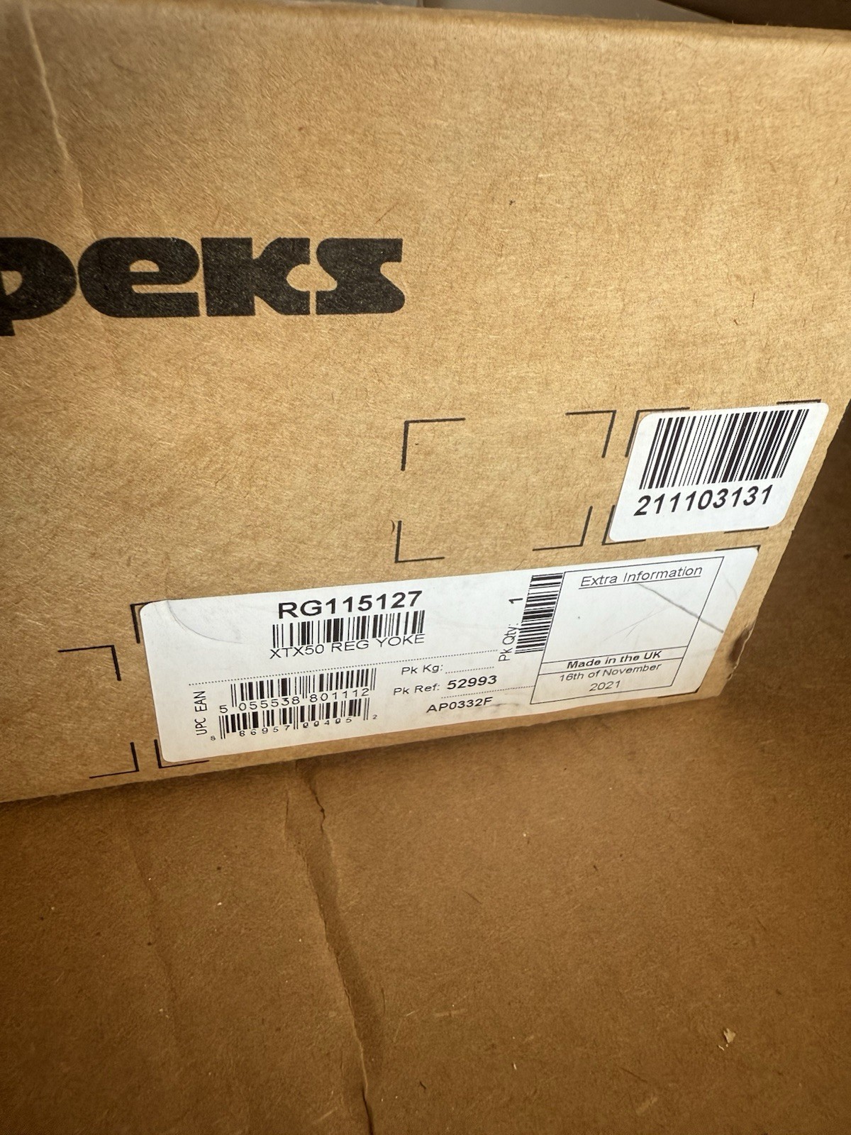 Apeks XTX50 Regulator DST Yoke A-Clamp Braided Hose Complete w/ Box – Brand New