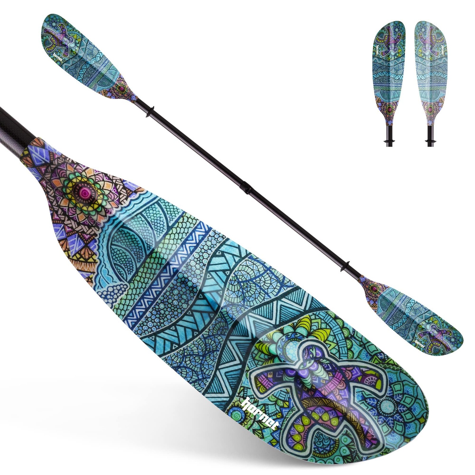 Hornet Watersports Fiberglass Kayak Paddle for Adults- Ideal for Touring, Fis…
