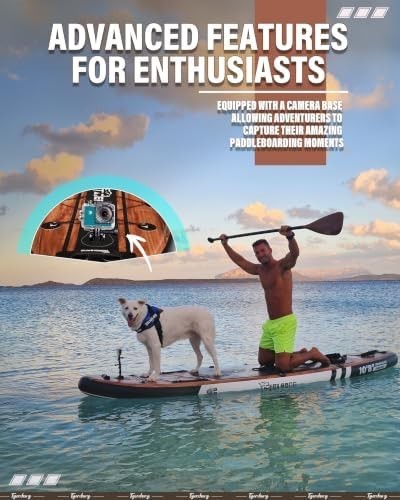 TIGERXBANG Paddle Board, 10.8′ Stand Up Paddle Board with Premium Complete In…
