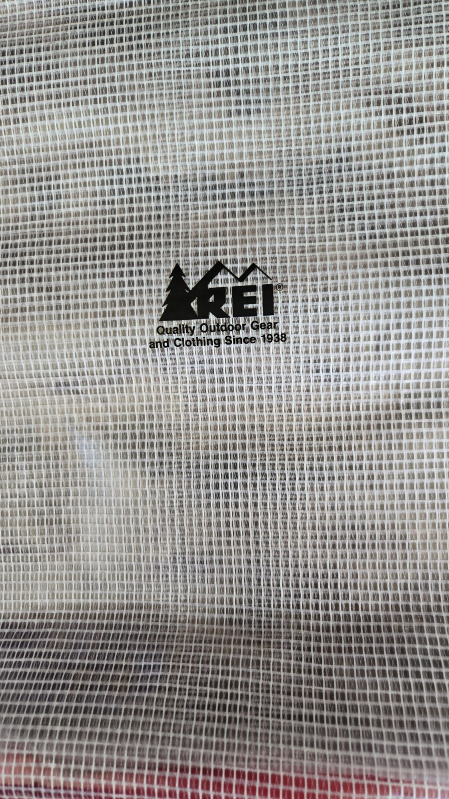 REI dry bag, 26 x 18, approx 40 liters semi-transparent, water-tight