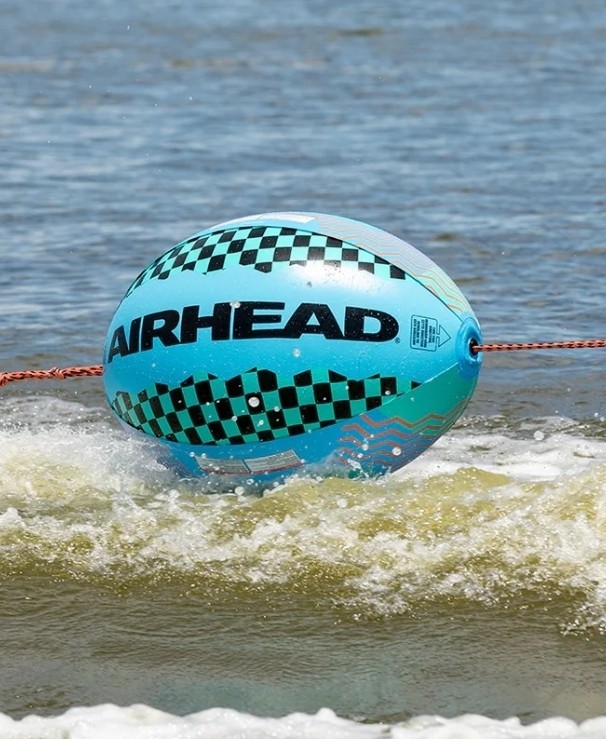 Airhead Orb Booster Ball | Towable Tube Rope for Boating – 60 ft.