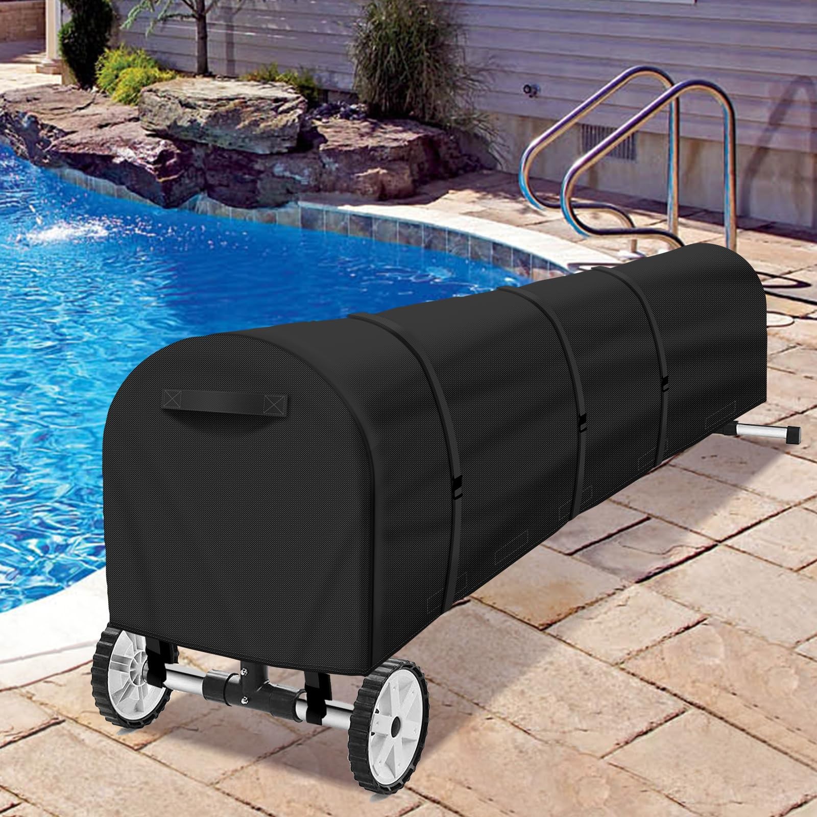22Ft Solar Pool Cover – UV Resistant, Heavy Duty, Waterproof, Protective Blanket