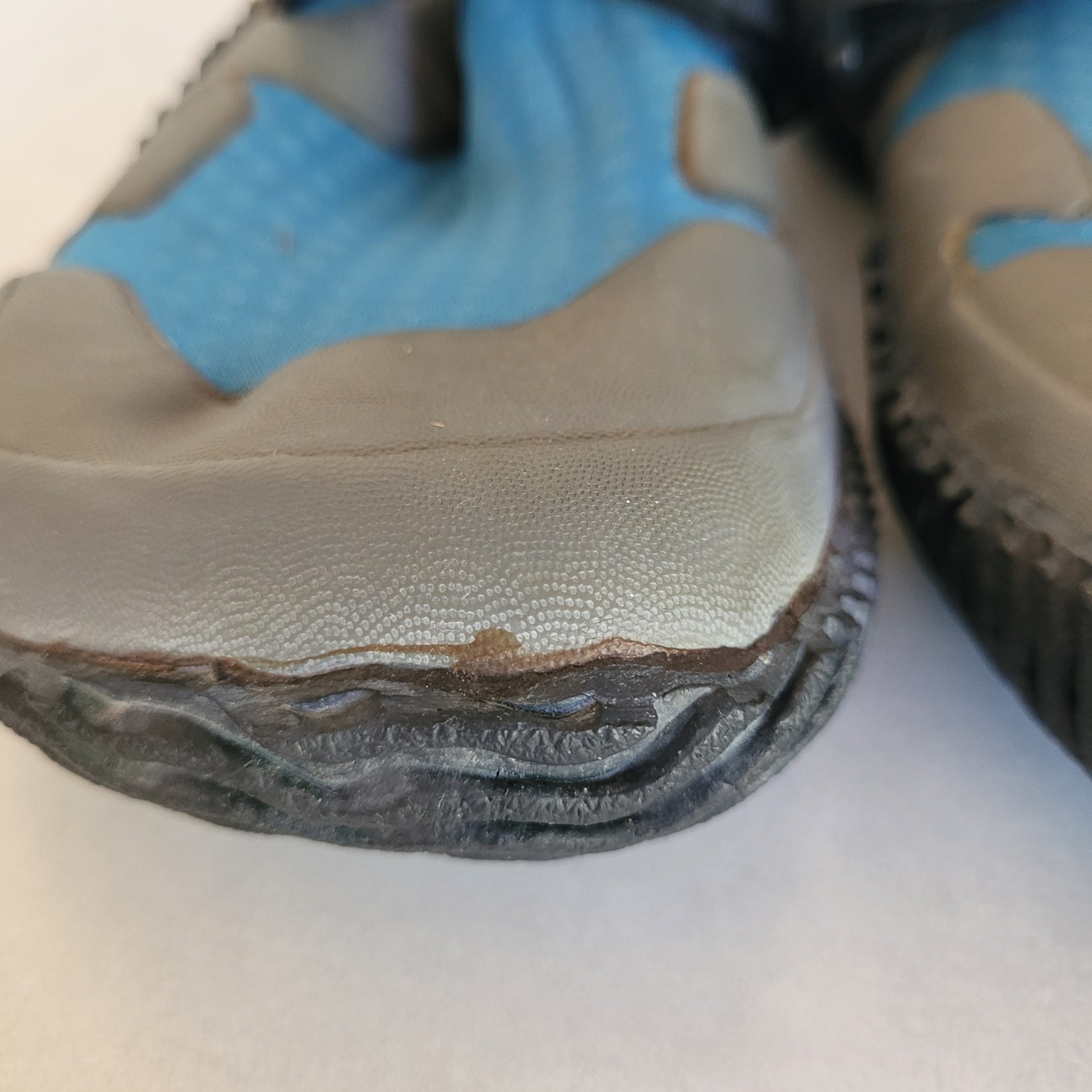 NRS Kicker Womens Water Shoes Size 9 Blue Gray Adjustable Strap Neoprene