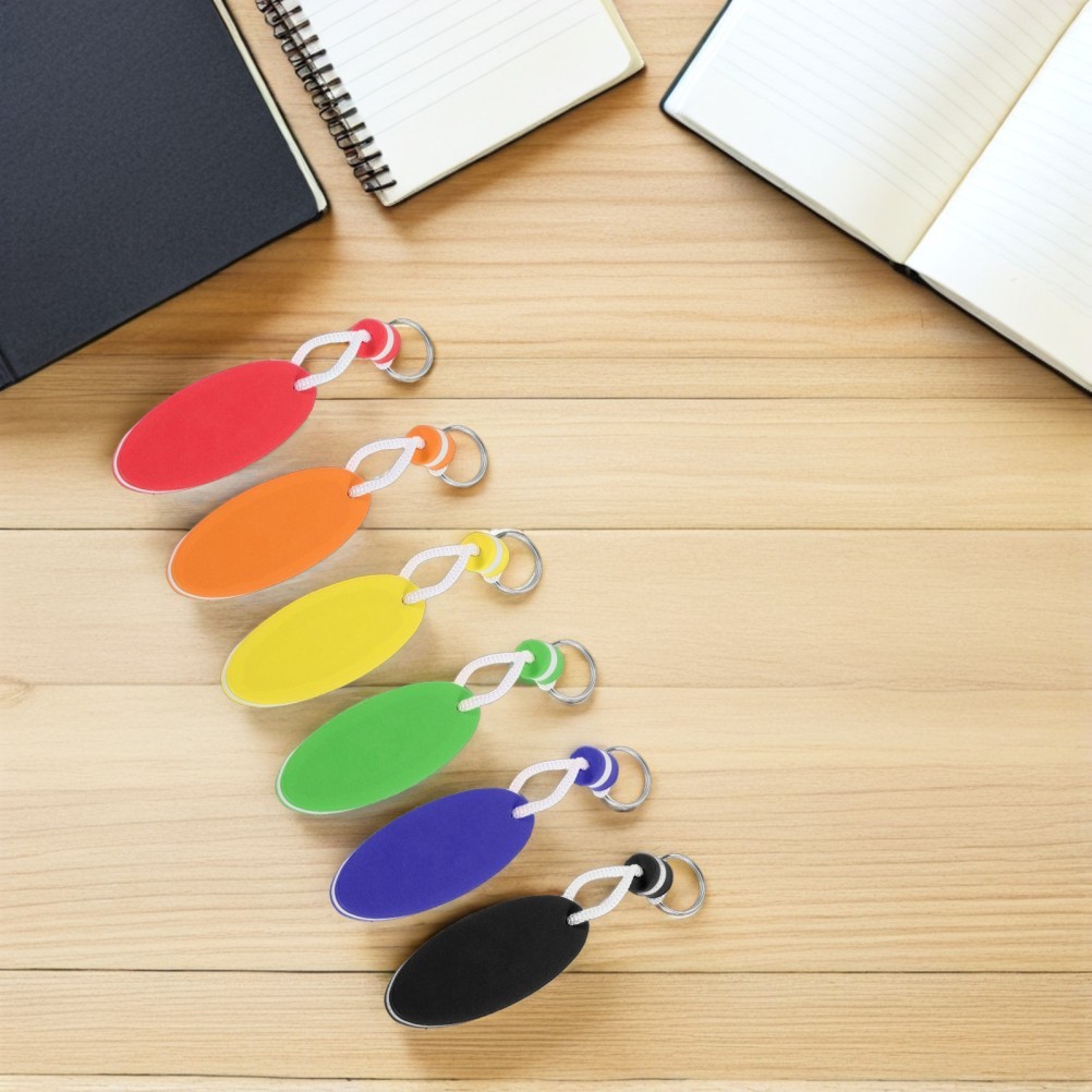12Pcs Durable Foam Surfboard Keychain Floating Buoy for Boating Outdoor Sports