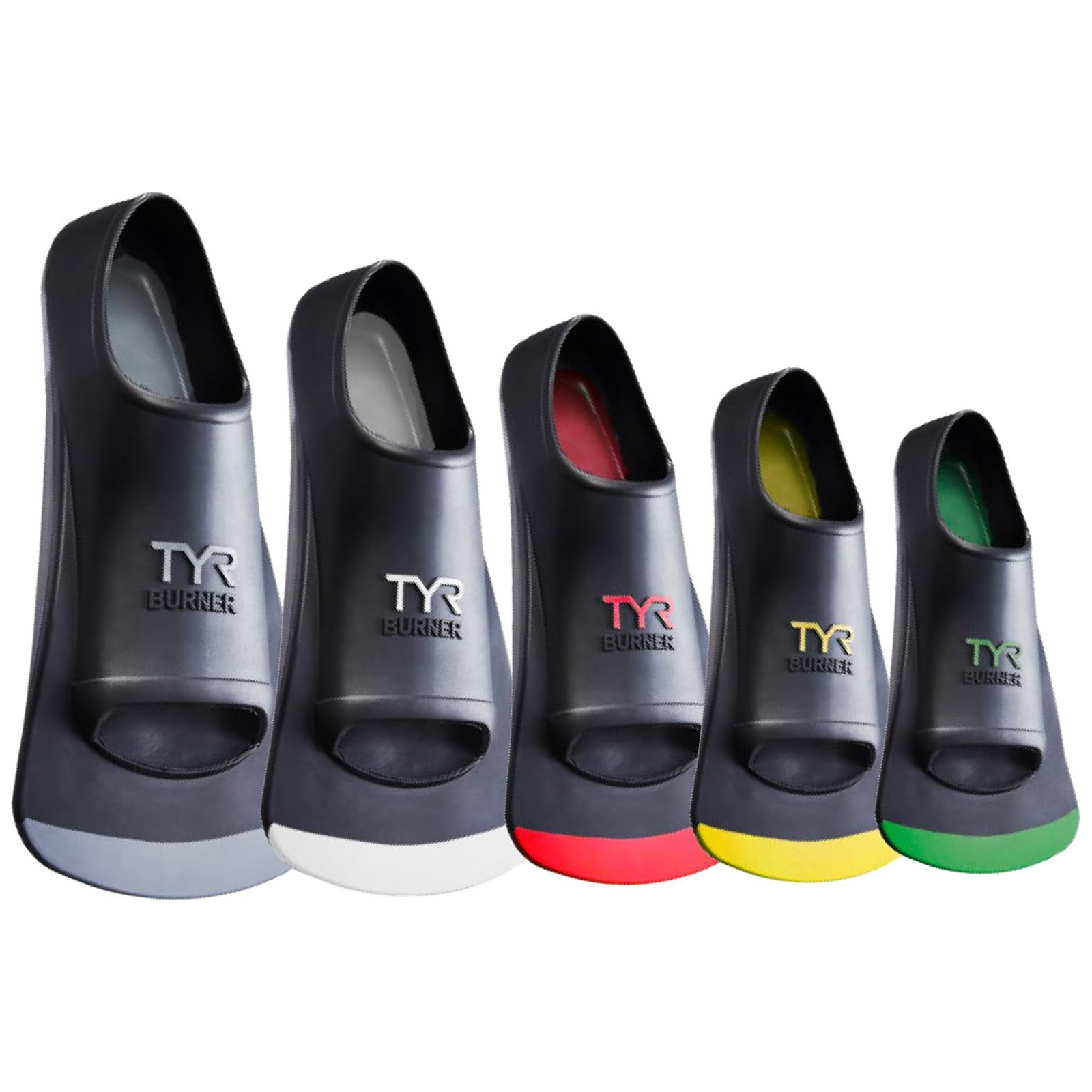 TYR Burner Swimming Fins 2.0, Lightweight, Comfortable, Color and Size Options