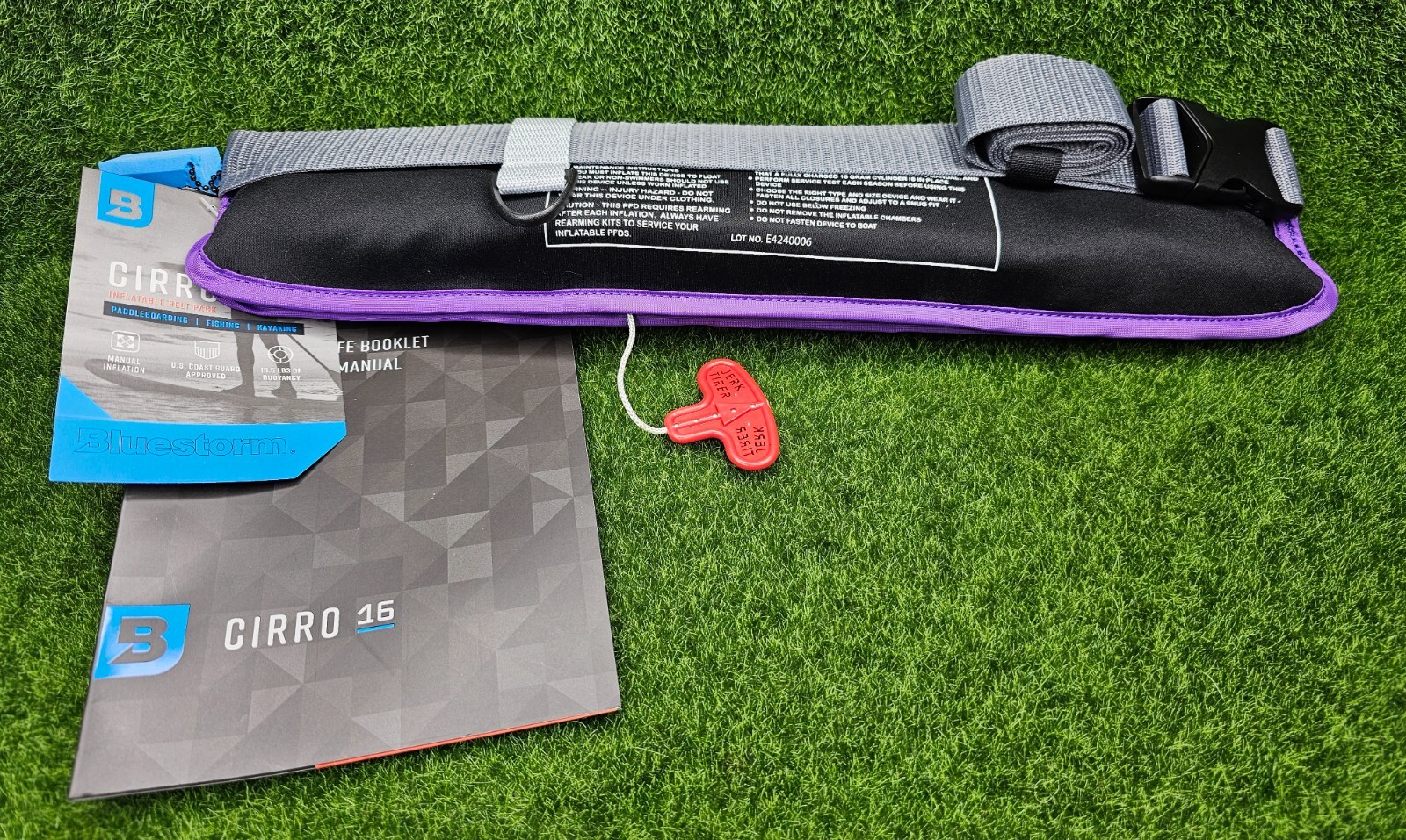 NEW Bluestorm CIRRO 16 Inflatable Belt Pack USCG Approved Type V PFD, Violet