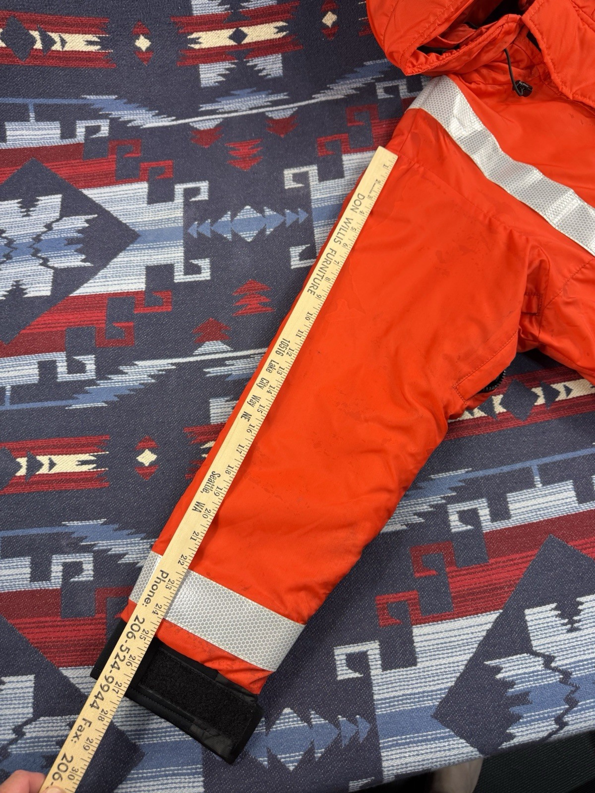 Mustang Survival Orange High Viz Flotation Life Jacket MJ1534 Rescue Men’s XL