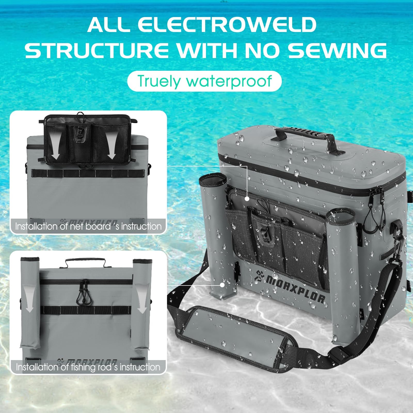 Kayak Cooler,Waterproof Kayak Seat Back Cooler for Kayaking,Kayak Cooler Bag,…