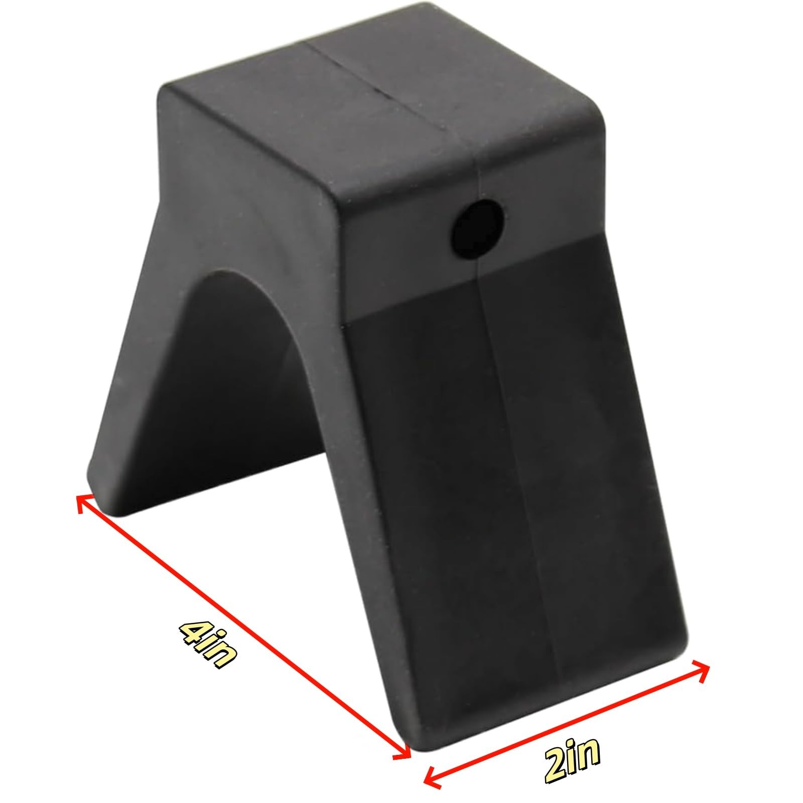 Haokixin V-Shape Boat Trailer Bow Stop, 2″ Width 4″ V-Span Rubber y…