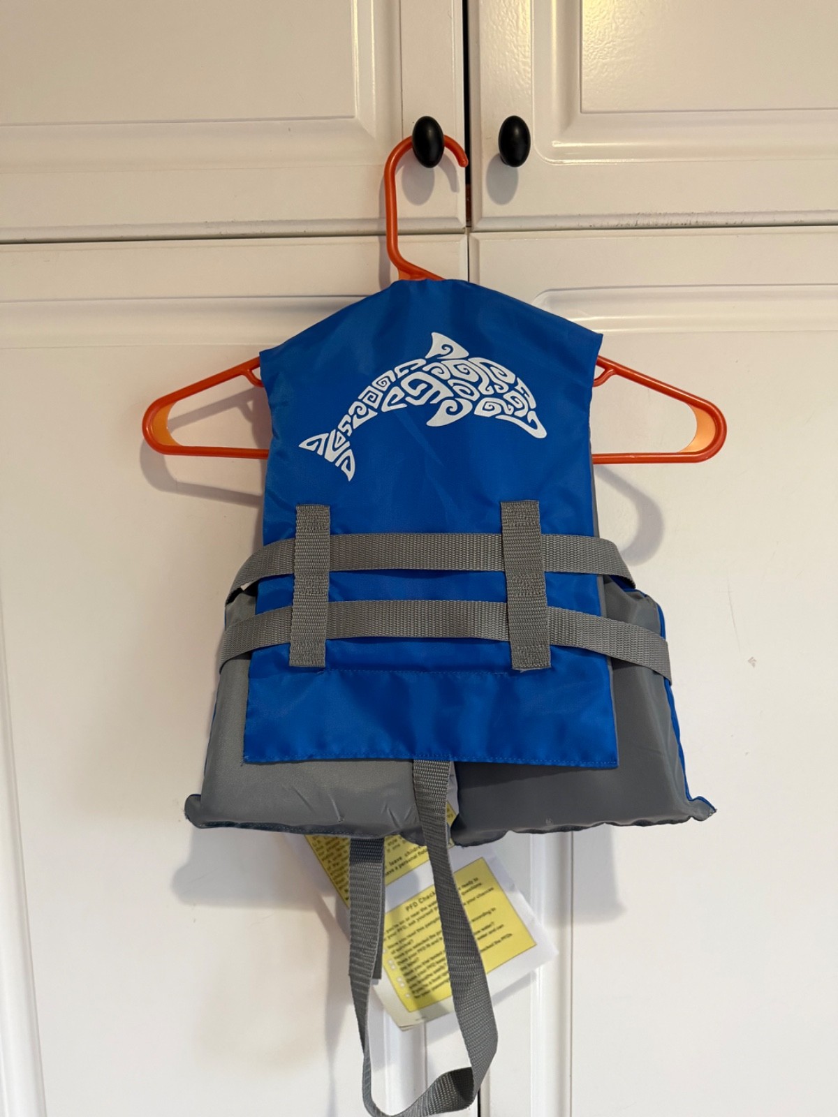 New Coastal Brand Child’s Life Vest 30-50 Pounds New Blue Dolphins