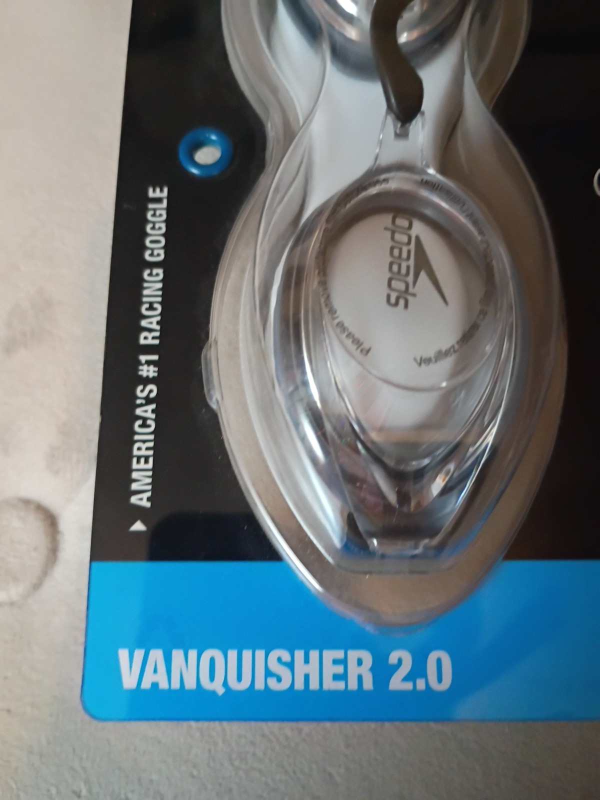 Brand New Speedo Competitive Vanquisher 2.0 Optical Swim Goggle .