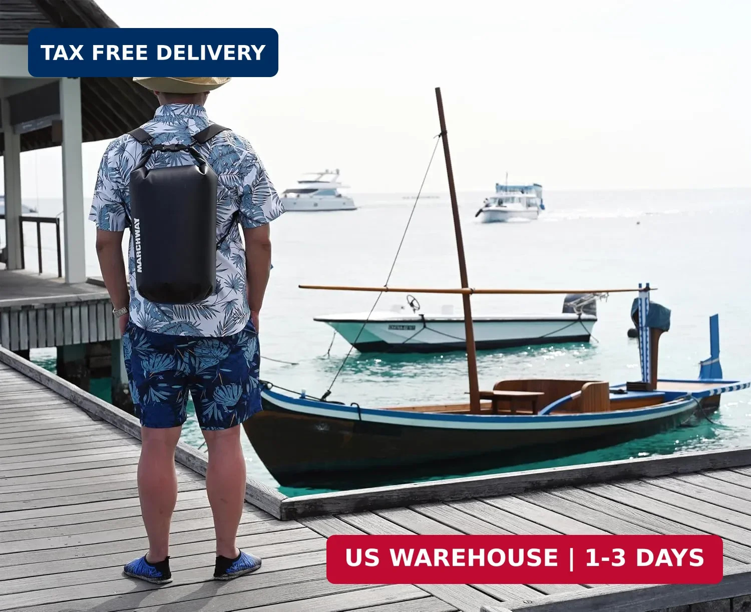 MARCHWAY Floating Waterproof Dry Bag Backpack 5L/10L/20L/30L/40L, Roll Top Sack