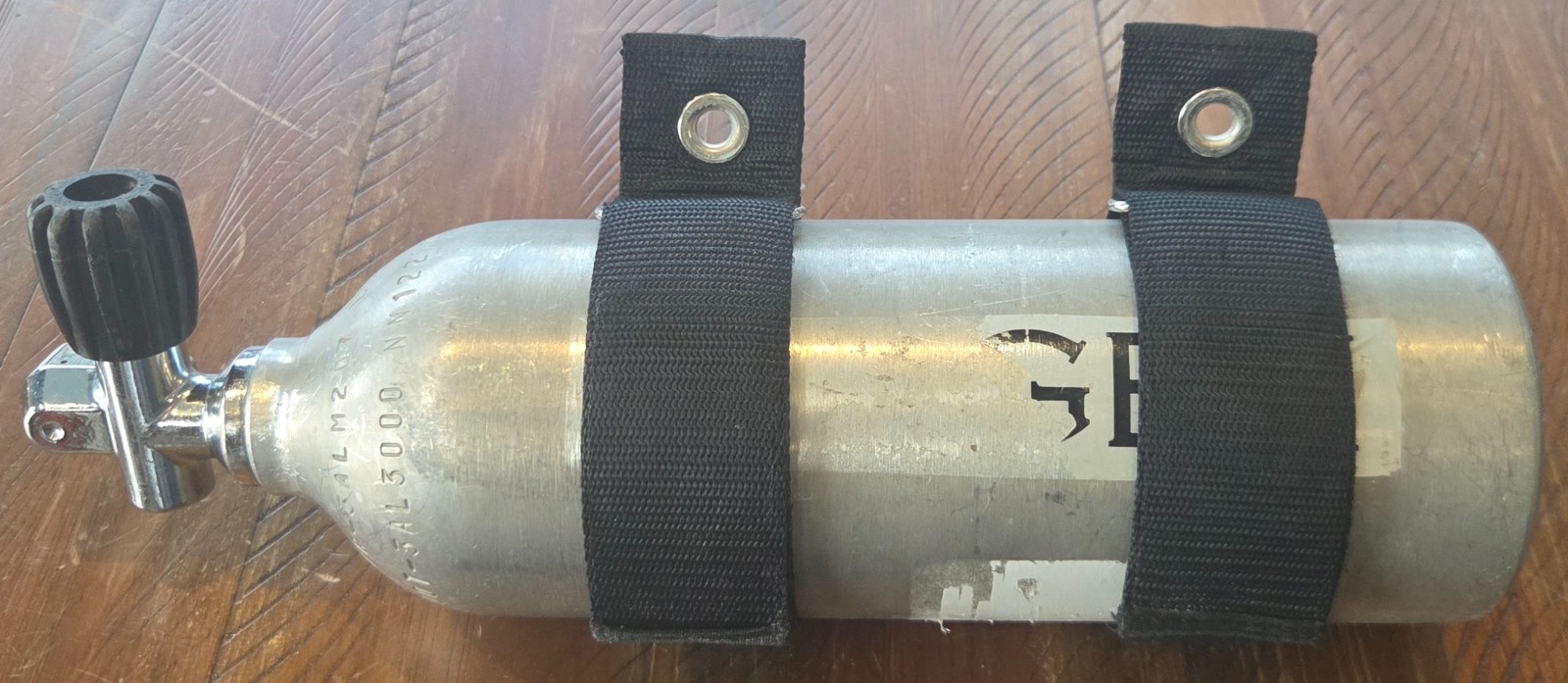 SubGravity Argon Bottle Strap Canister Light Strap Butt Strap