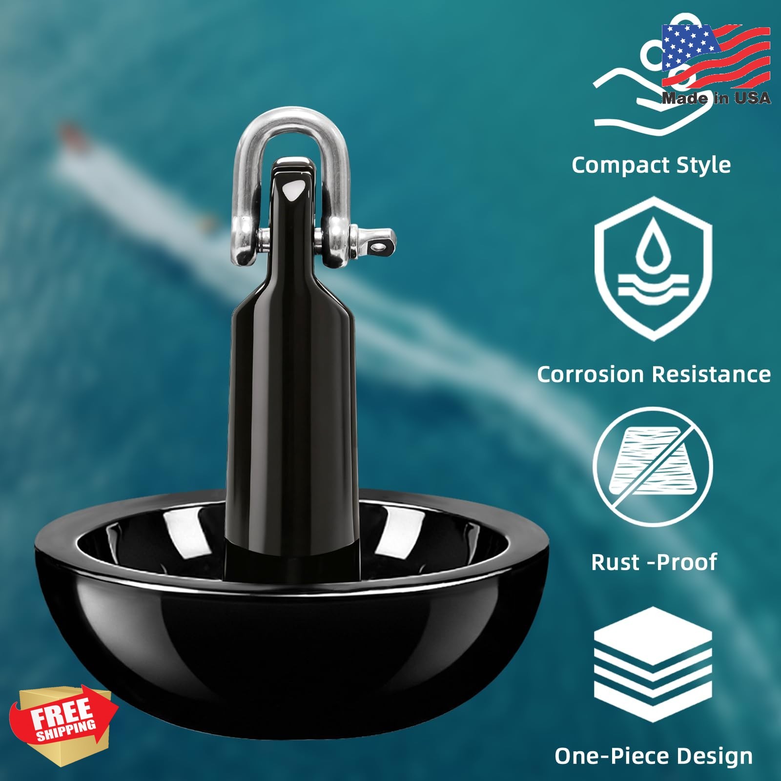 Mushroom Anchor Kayak Anchor Kit for Small Boat Canoe Paddle Board SUP Jet Ski P