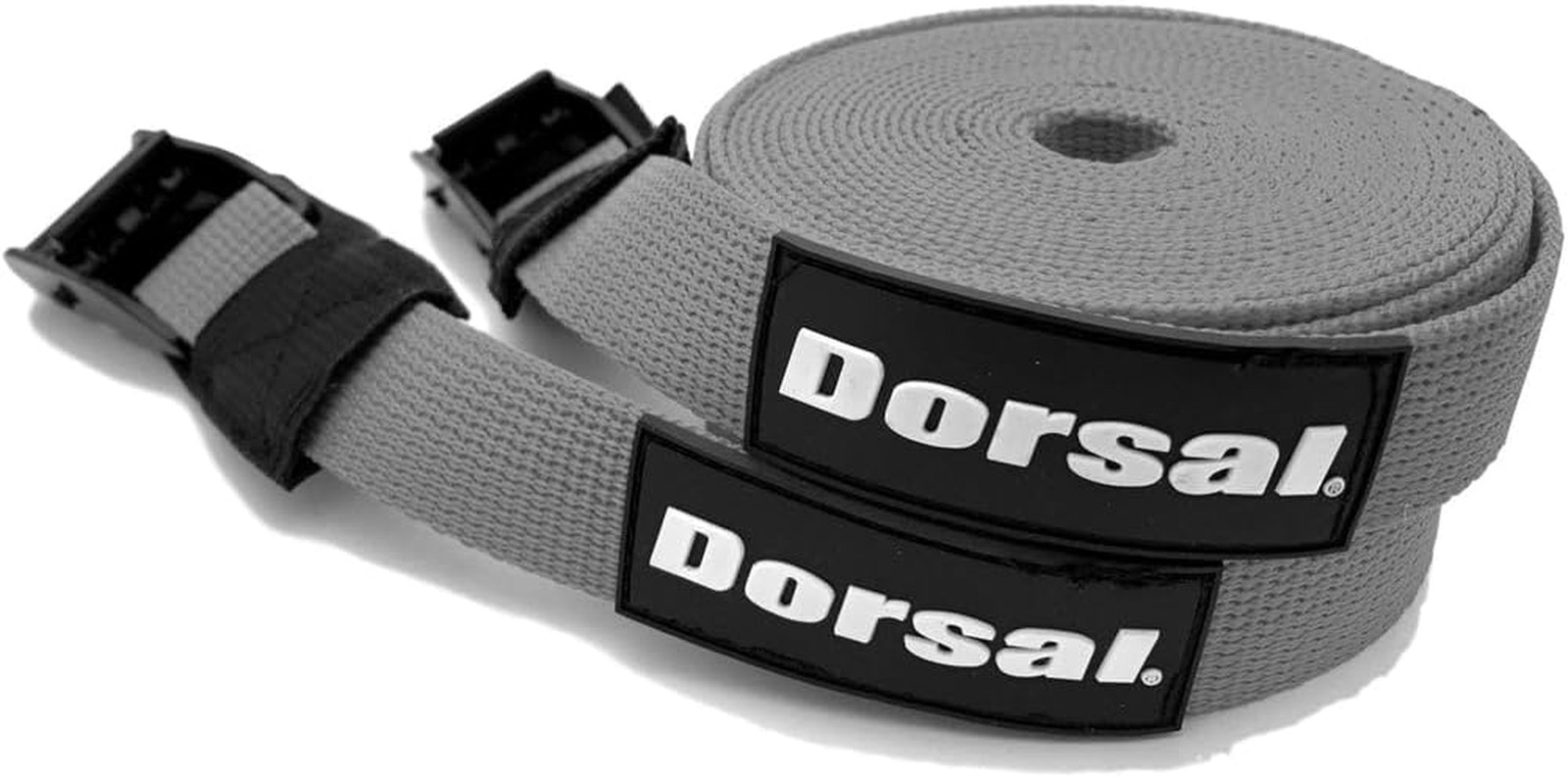 Surfboard Tie down Straps – 15 Ft Roof Rack for Surf, Kayak, SUP, Black 2 Pack