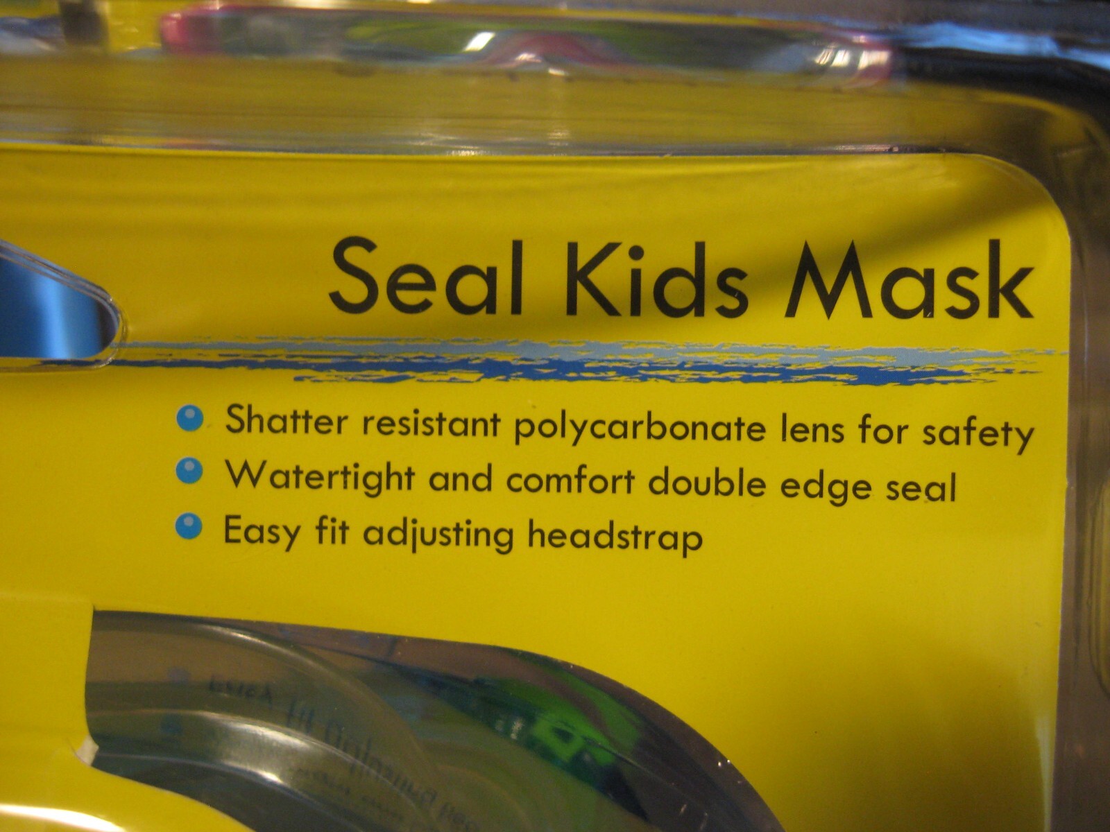 Child’s Wave Sports Seal Kids Swim Snorkel Mask Ages 3-6 Choose Colors