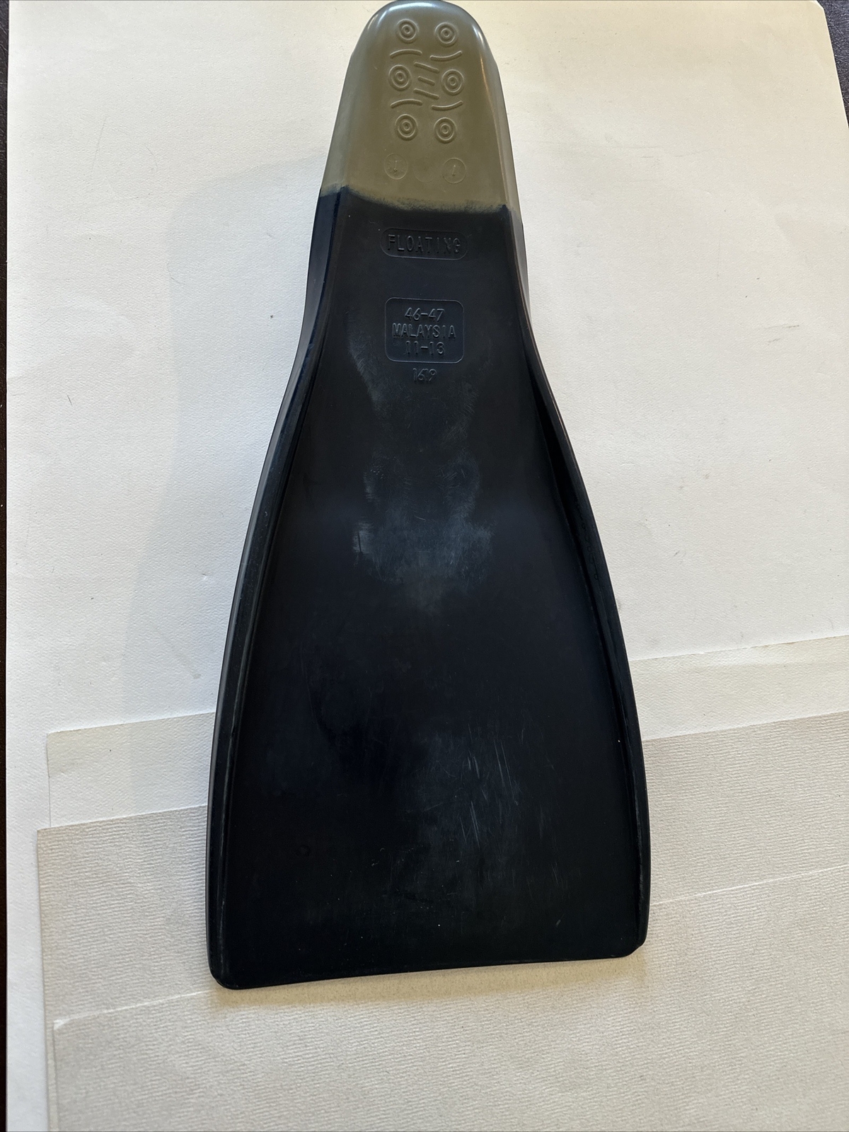 Vintage Blue/Gray Kiefer Scuba Fins 1619 Size 11-13