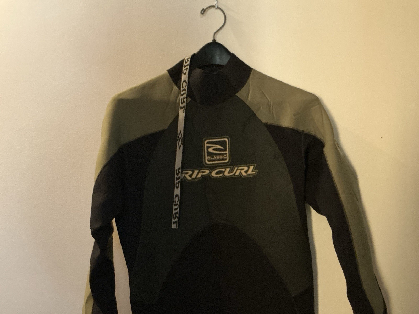 Rip Curl Classic Wet Suit Mens XL – Black & Army Green – Rare