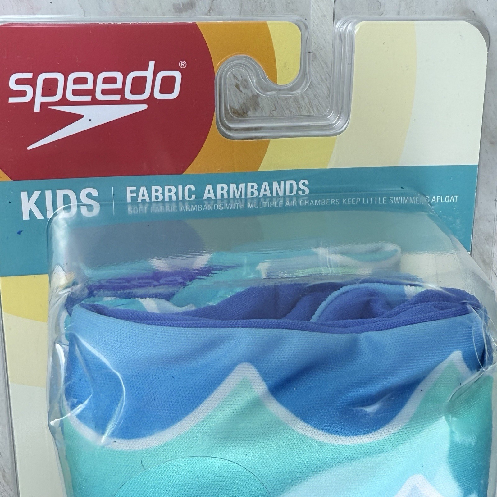 NEW Speedo Kids Fabric Swim Armbands – Inflatable Floats Up to 110 lbs