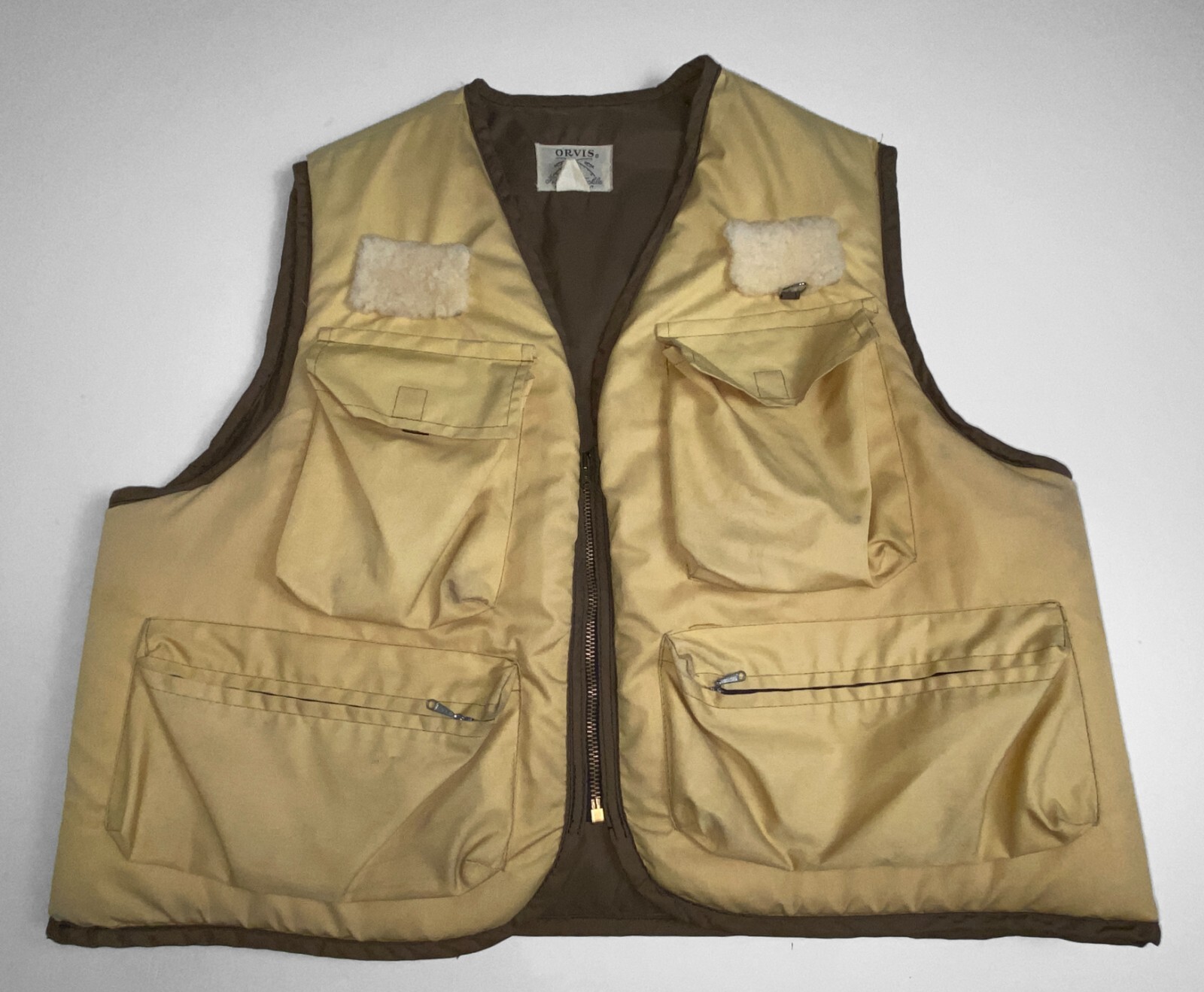 Vintage Orvis Fishing Tackle Vest Men’s XL Type 2 Floatation Device with Pockets