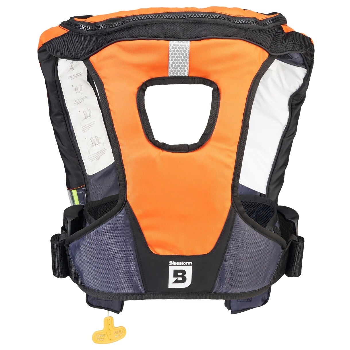Bluestorm Arcus 40 Inflatable AUTOMATIC Life Jacket USCG Type 2 PFD, HD Orange