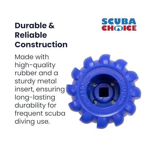 Blue PVC Valve Scuba Diving Gear Firm Grip 38.5mm OD 25.4mm ID Various Colors