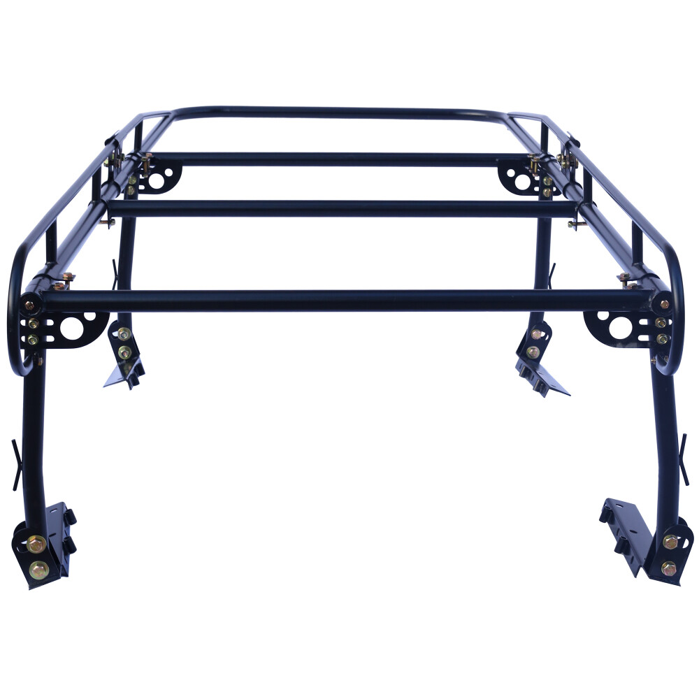 1000 LBS Adjustable Truck Contractors Rack Ladder Pickup Kayak Lumber Rack Side