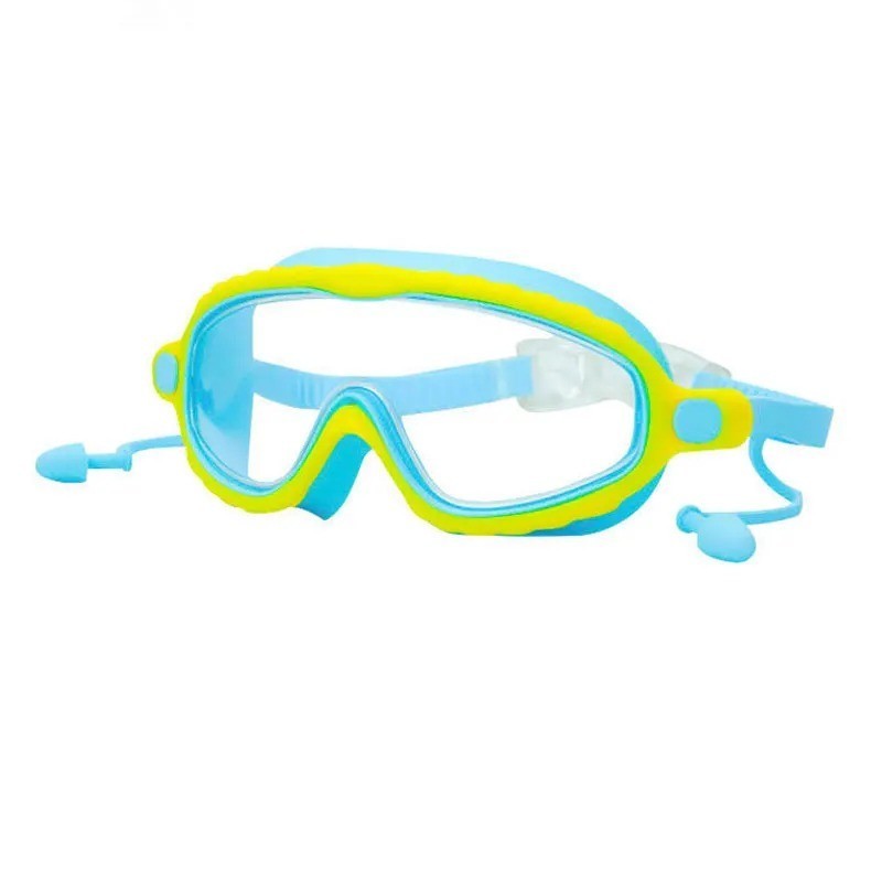 Swimming Goggles for Boys & Girls (3-15 Years) – Big Frame HD View, Anti-Fog