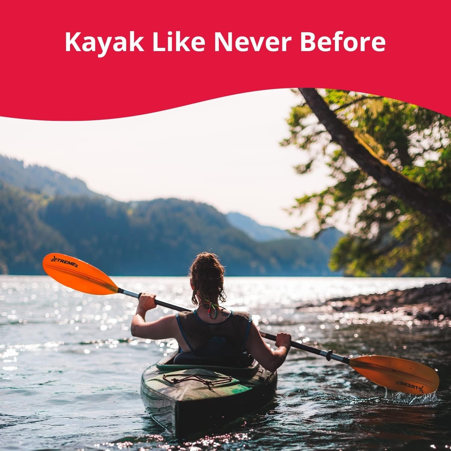 Durable Xtreme 2 Kayak Paddle – Perfect for Sea, Whitewater, and Fishing