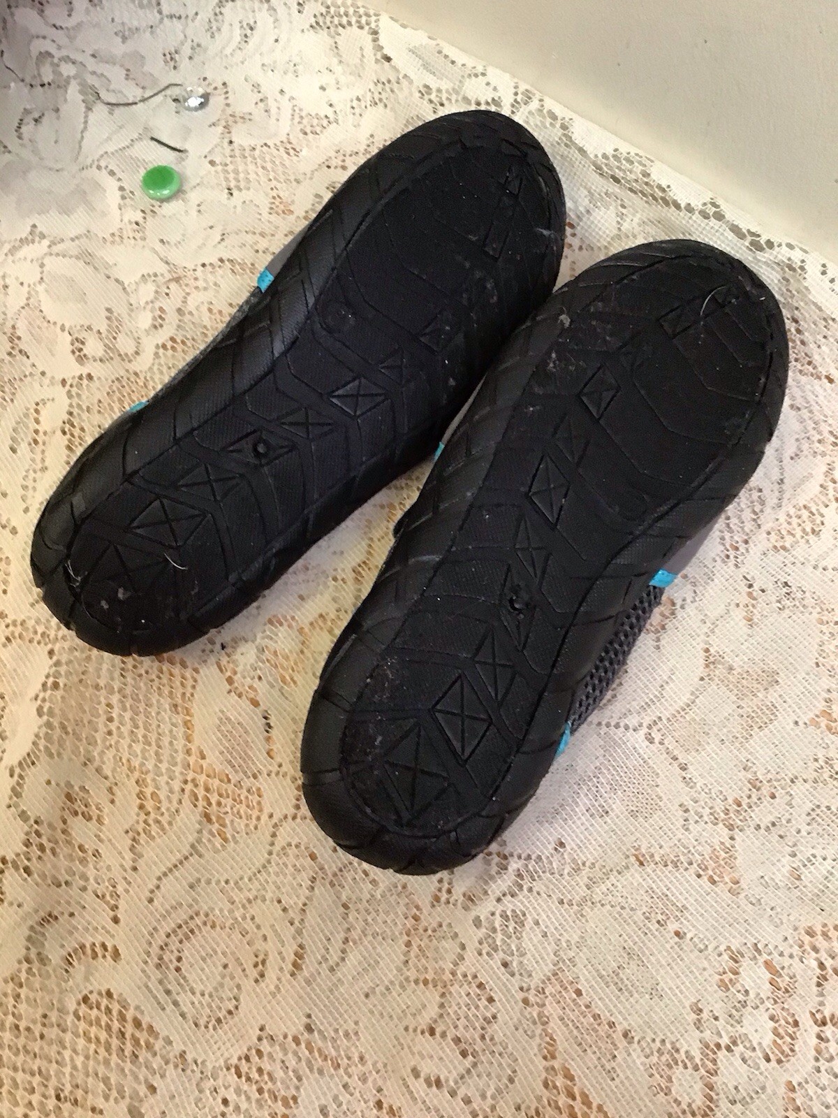 O’RAGEOUS Aqua Blue & Gray – Water Shoes Women Size 8 – Mary Jane’s