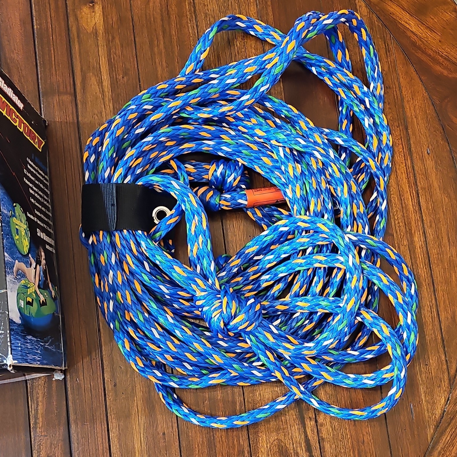 NIB Gladiator Victory 1 Rider Towable Tube 57 in Diameter PVC/Nylon w/ Tow Rope
