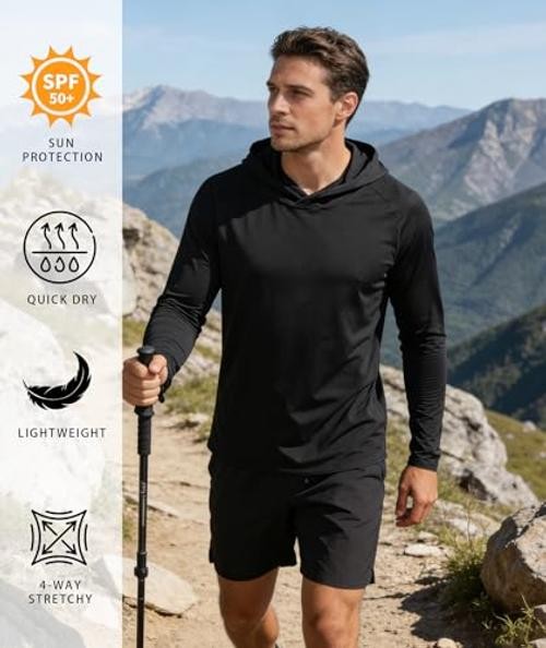 5 Pack Mens UPF 50+ Sun X-Large 5 Pack-light Blue/White/Light Grey/Navy/Black