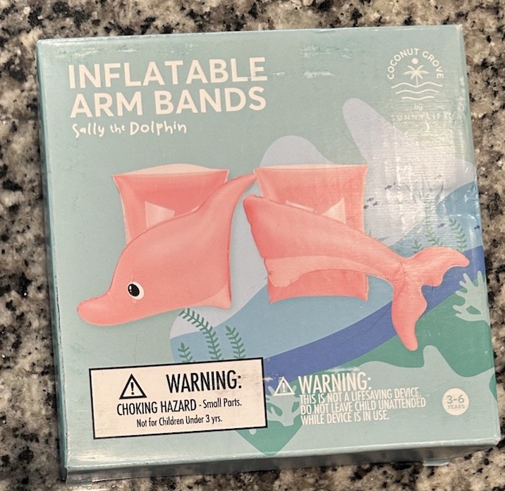 New Coconut Grove Inflatable Arm Bands “Pearl the Mermaid” (3-6 years)