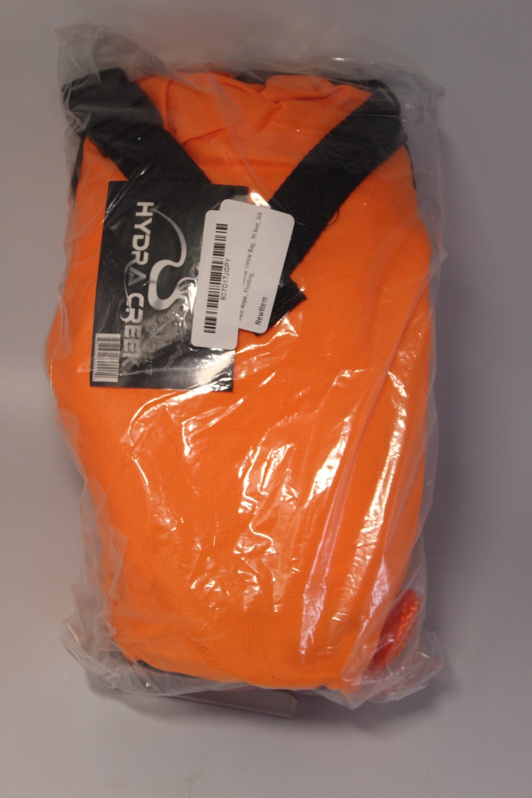 Hydra Creek Rescue Throw Bag 70 feet 3/8 inch Rope Floating Neon Orange