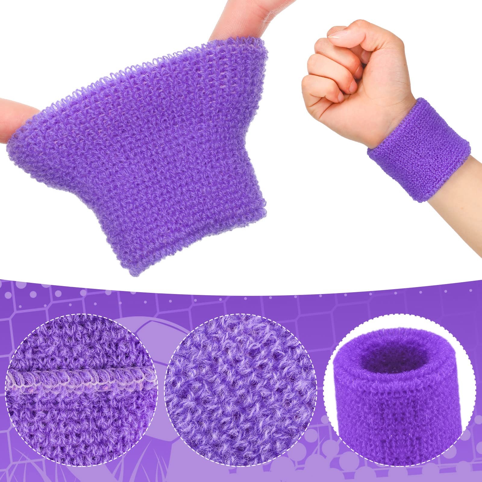 Hungdao Kids Wristbands about 6.5 x 6 cm/ 2.56 x 2.36″, Fresh Colors