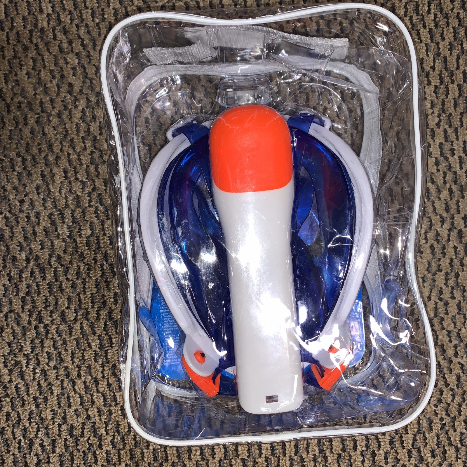 Full Face PVC Mask Various Sizes and Colors Polycarbonate Lens UV Protection