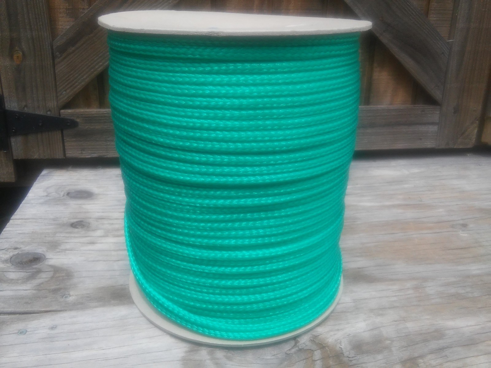 5/16″ x 570 ft. 2 lengths Hollow Braid Polypropylene Rope. Bright Green