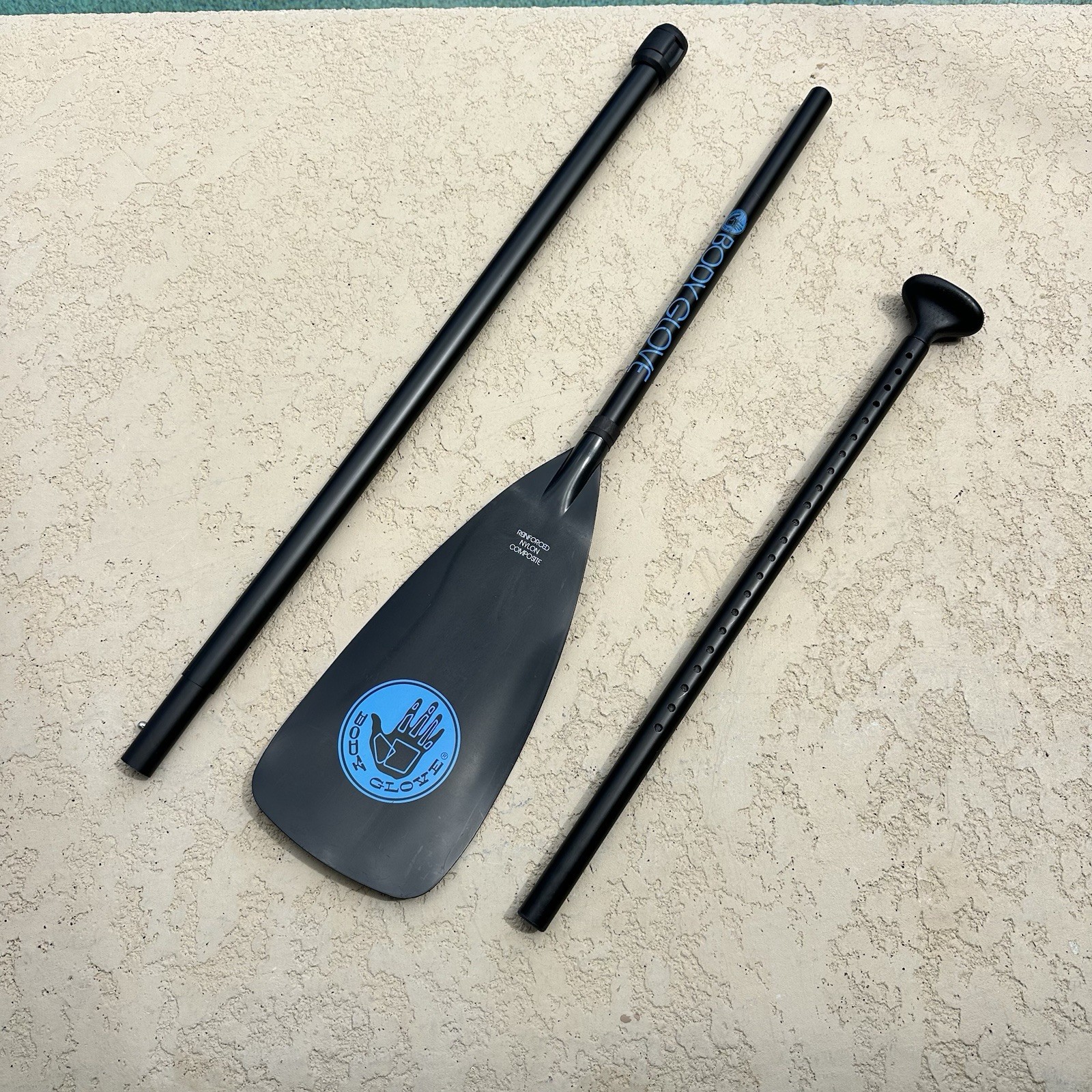 Body Glove Adjustable SUP Paddle For Paddle Board, 3 Piece, Lightweight Aluminum