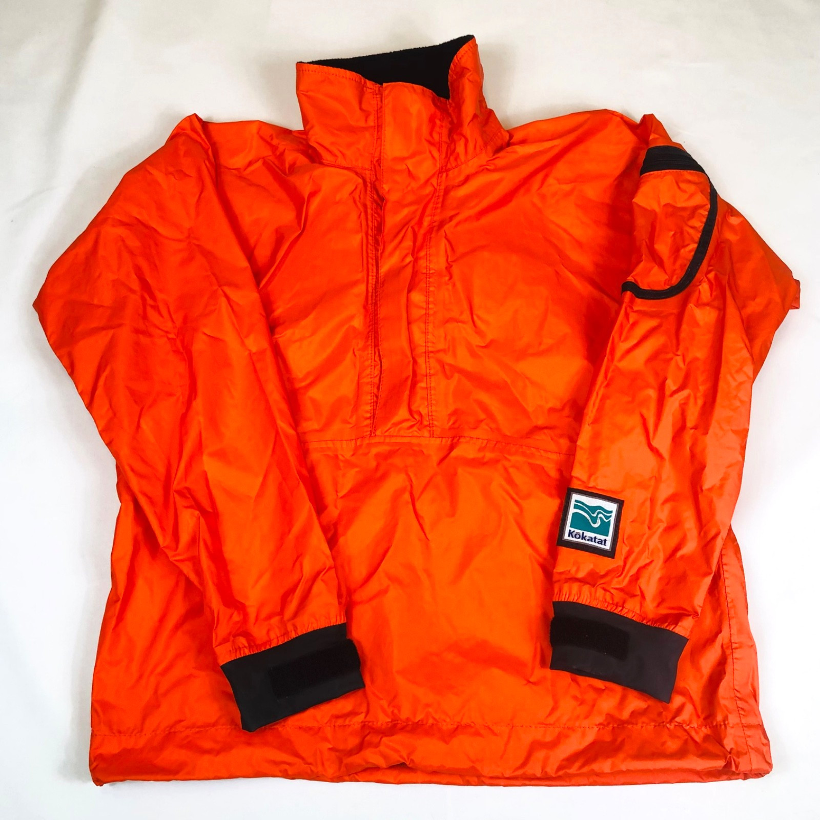 Kokatat Dry Top Mens Orange Pullover Kayak Paddling Jacket Nylon Small USA Made