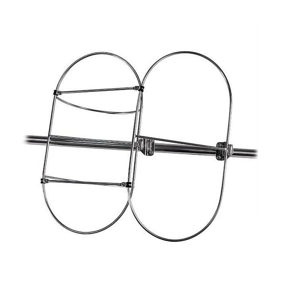 Folding Double Fender Holder Boat Rack Stainless Steel For 11inch Boat Fender US