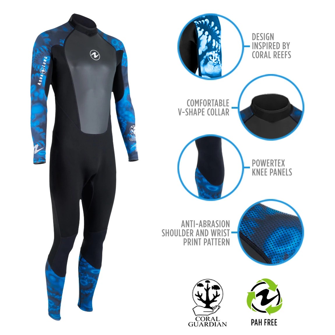 Aqua Lung HydroFlex 3mm – Women – Camo Blue