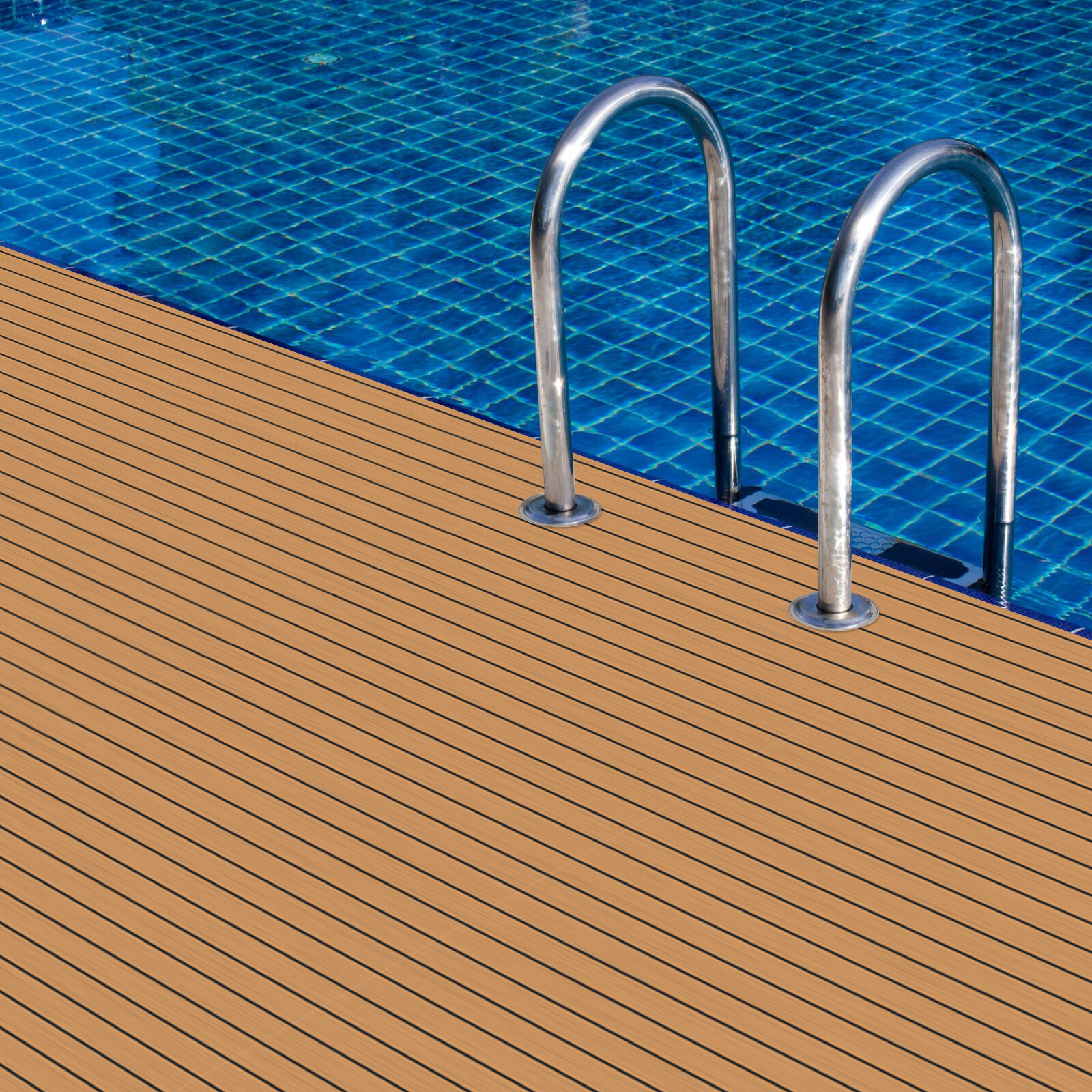Waterproof Mat EVA Boat Flooring Mat for Yachts, Non-Slip Mat for Boat and Yacht