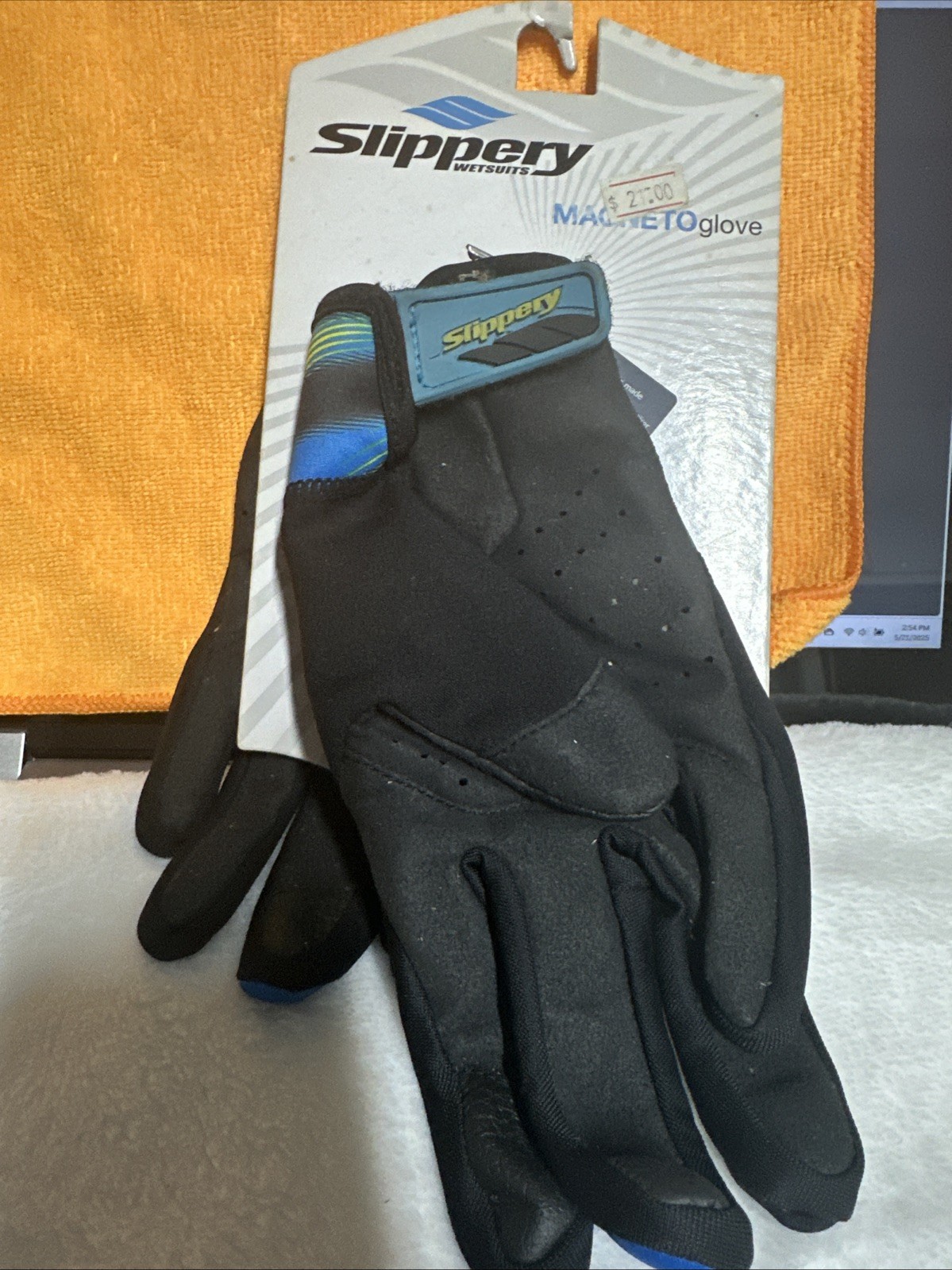 SLIPPERY NOS GLOVES ANTI-SLIP WATERCRAFT JETSKI PWC AQUA