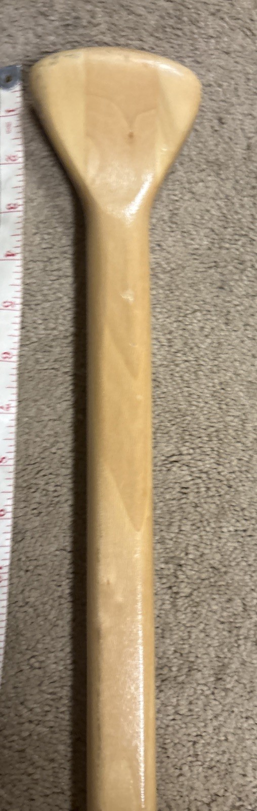 Vintage Feather Brand Canoe Paddle 46.5” Wood Caviness Woodworking Alabama USA