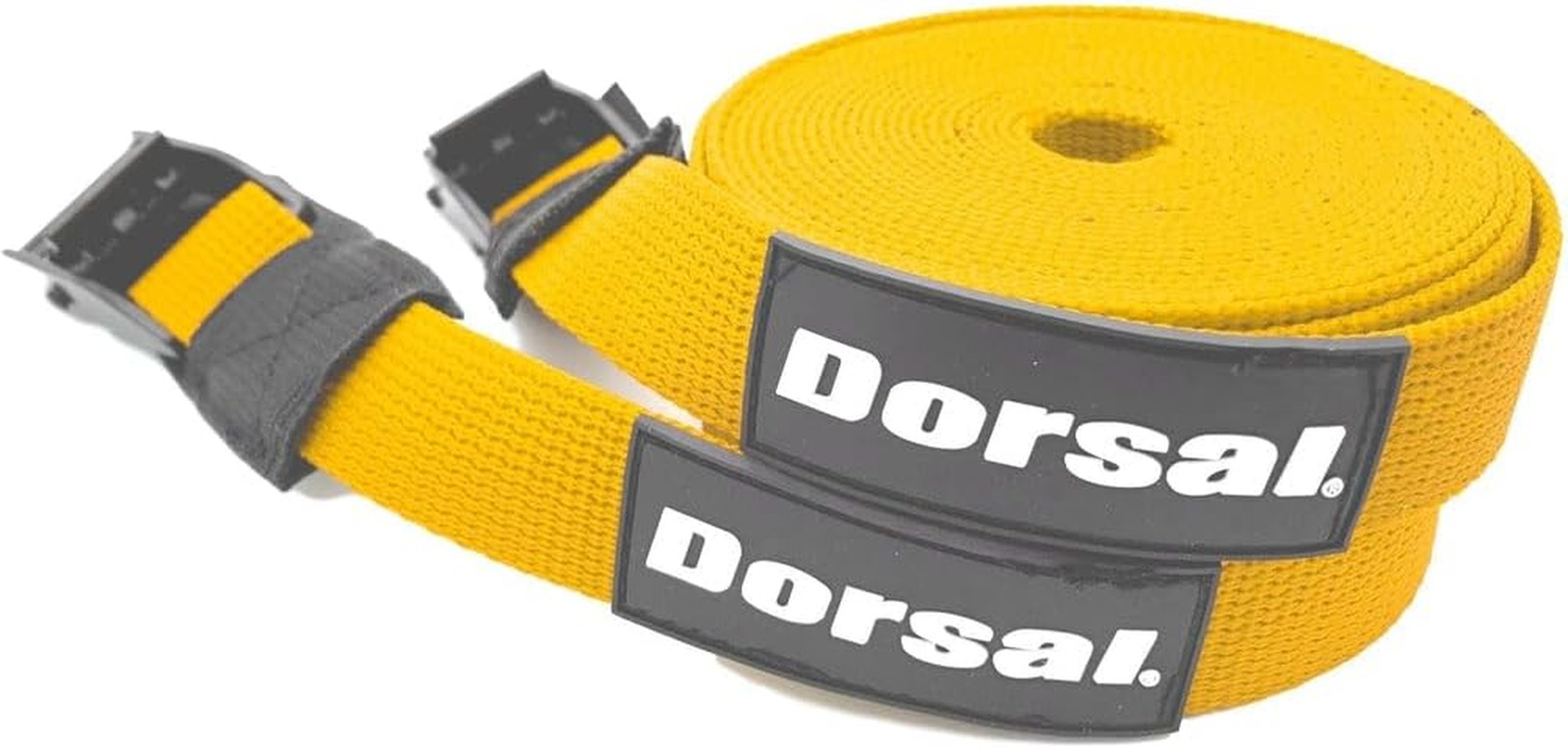 Surfboard Tie down Straps – 15 Ft Roof Rack for Surf, Kayak, SUP, Black 2 Pack
