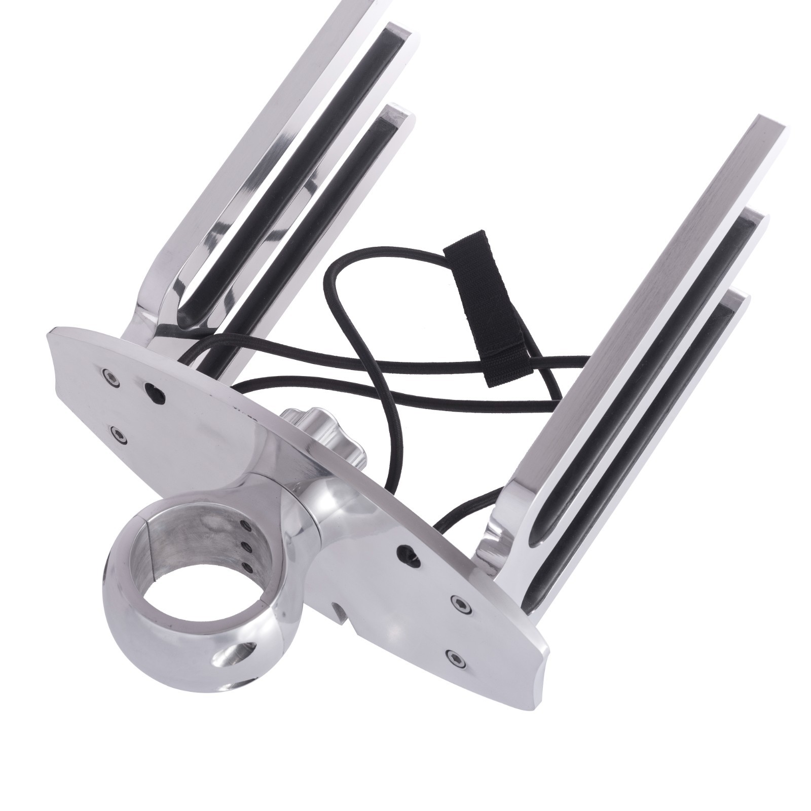 Reborn Polished QR Wakeboard Tower Rack Fit Vertical To Horizontal Tube + Cover