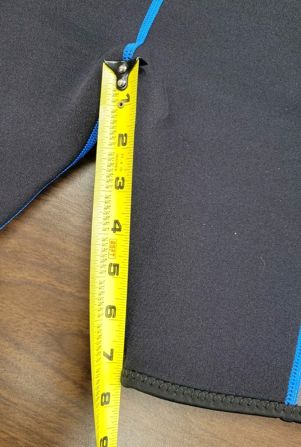 Well Path 3.5 CR Ex Stretch Neoprene Wet Suit Size 10 Black Gray Blue 3.5 mm
