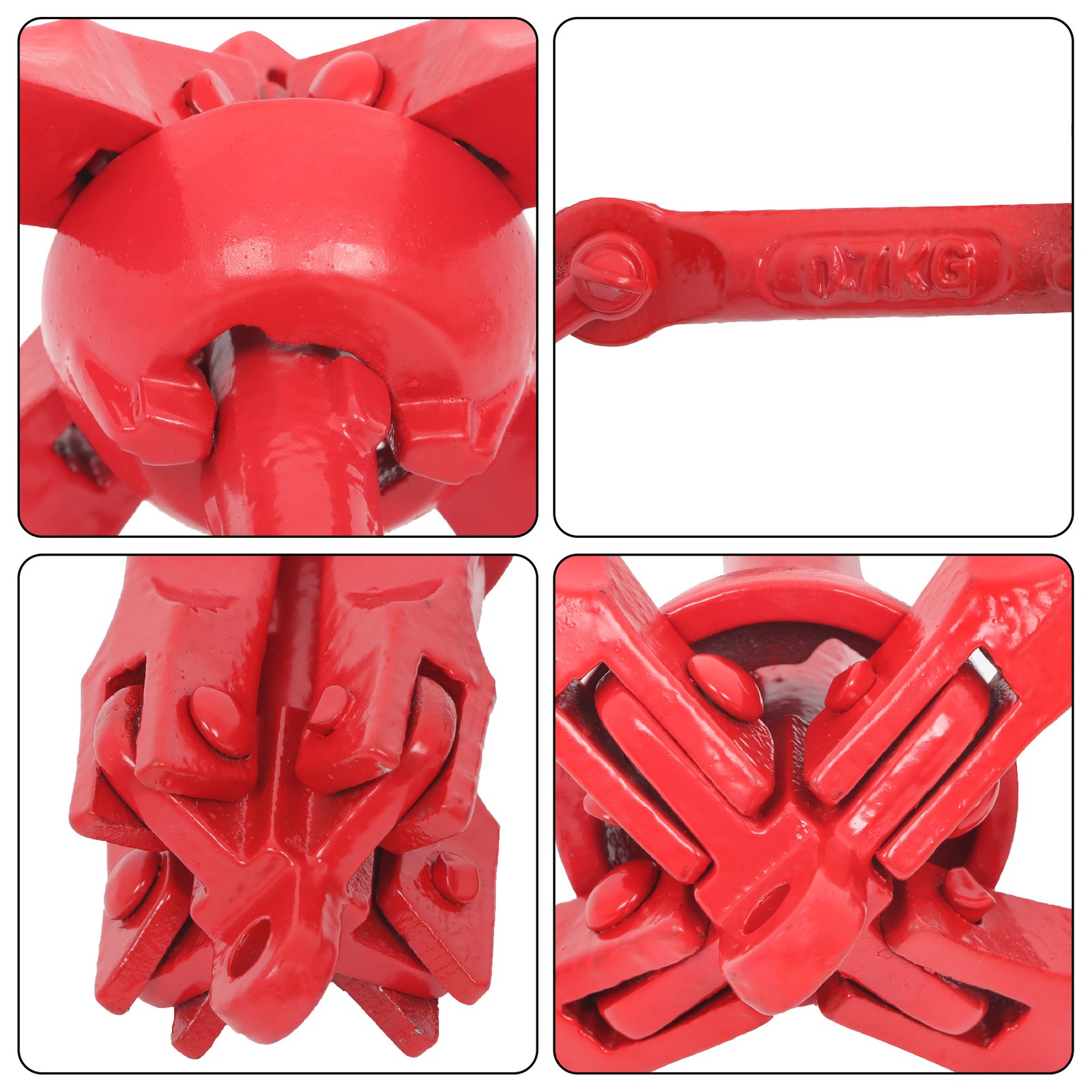 Marine Complete Folding Anchor Kit 24 ft Rope Buoy Kayak PWC Canoe Jet Ski
