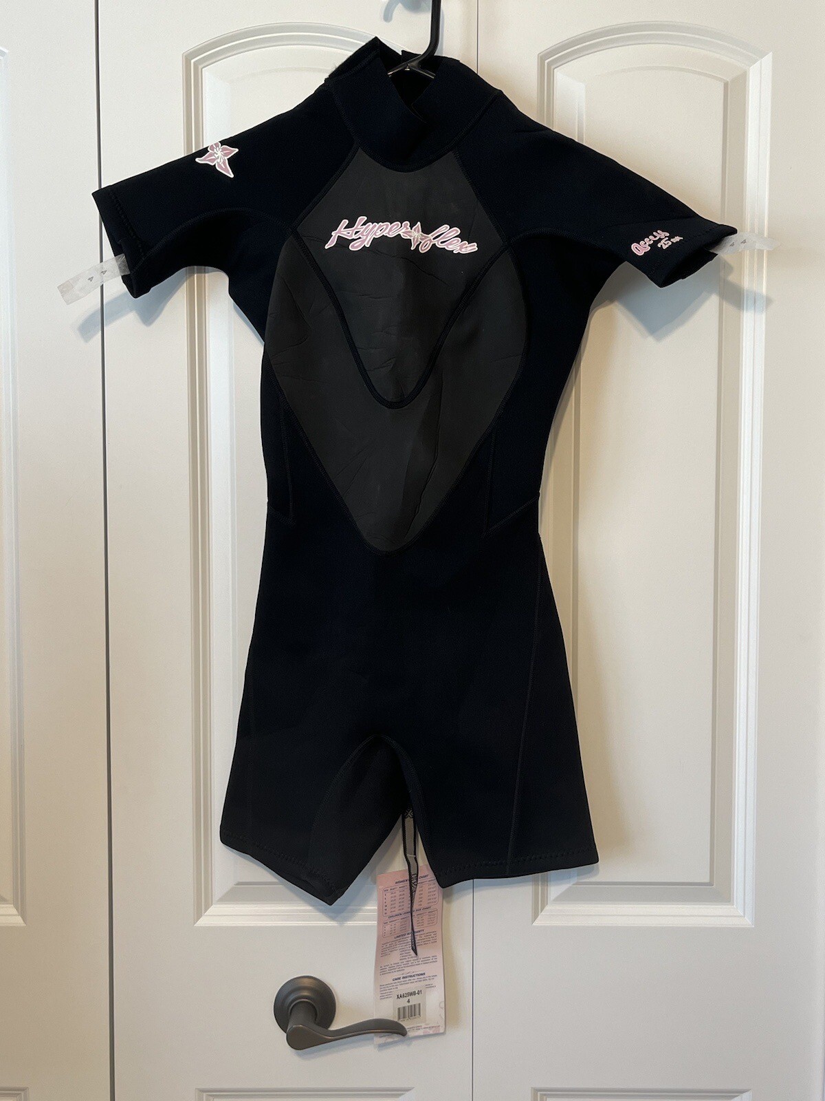 NWT Hyperflex Access Wetsuit Womens Size 4 Shortie 2.5 mm Neoprene /Black Gray